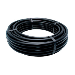 Rollo de 25m de tuberia de goteo color negro 16mm blue bird