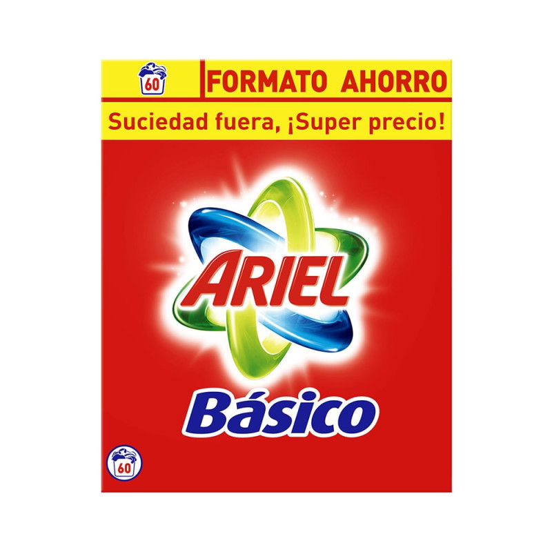 Ariel polvo basico 55 dosis