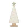 Arbol blanco de madera 13x5x31cm