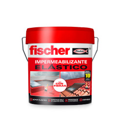 Impermeabilizante 4l blanco con fibras 547158 fischer