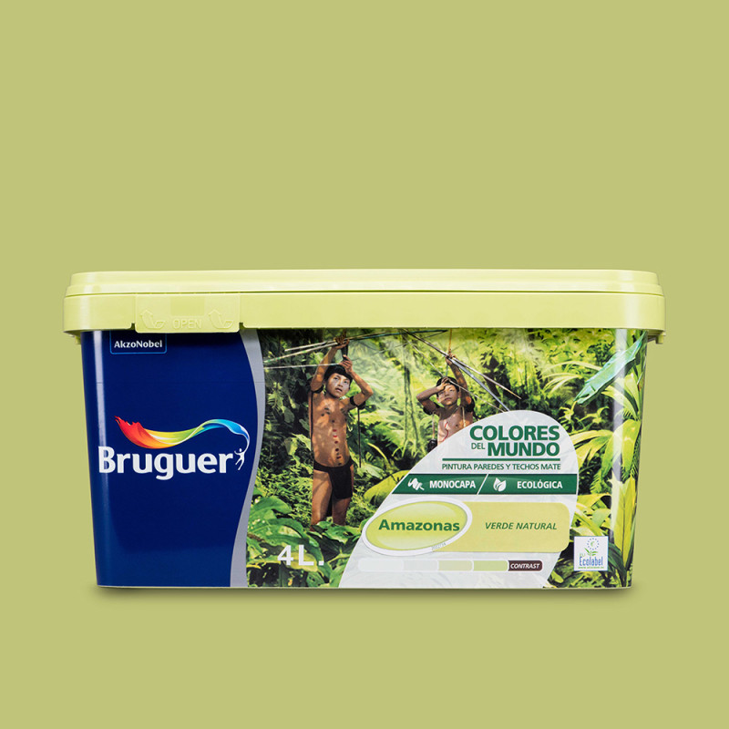 Colores del mundo amazonas verde natural 4l 5056892 bruguer