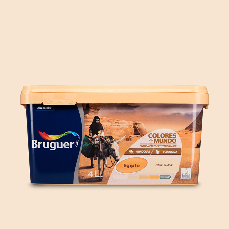 Colores del mundo egipto ocre suave 4l 5056909 bruguer