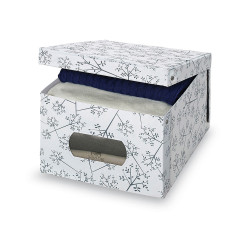 Caja guarda ropa vinilo l bon ton 39x50x24cm