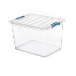 Caja katla transparente 20l con asas ergonomicas 39x29x25,5cm