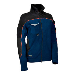 Cazadora woman forro polar rider azul marino negro cofra talla xl