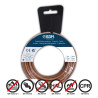 Carrete cablecillo flexible 1,5mm marron libre de halógenos 10m