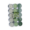 Pack 30 unid. velas con aroma musk-flores blancas 3,7cm magic lights