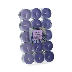 Pack 30 unid. velas con aroma lavanda 3,7cm magic lights