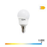 Bombilla esferica led e14 8,5w 1000lm 6400k luz fria ø4,5x8,7cm edm