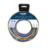 Carrete cablecillo flexible 1,5mm 3 cables (az-m-t) 20m por color total 60m