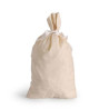 Pack 2 unid. saco de algodon 40x60cm color: beige