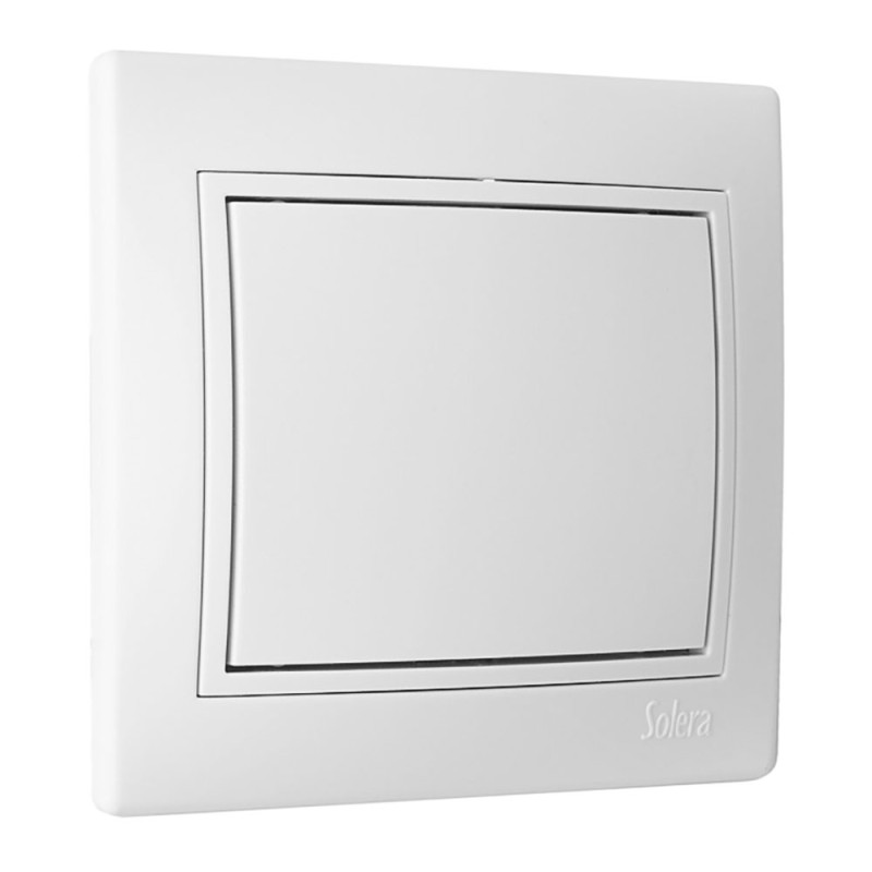 Tapa ciega de empotrar blanco serie europa solera erp75u