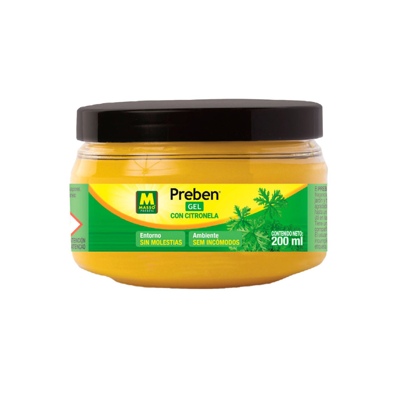 Gel con citronela 200ml preben 231267 massó