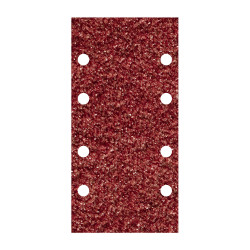 Set 10 hojas de lijar adhesivas corindón de grano 80 de 93x185mm 1767000 wolfcraft