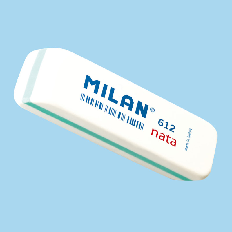 Blister con 2 gomas de borrar de nata 612 milan