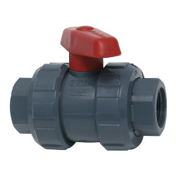 Válvula esfera de pvc 3/4" aqua control