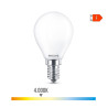 Bombilla esferica led e14 4,3w 470lm 4000k luz dia ø4,5x8,2cm philips