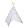 Tipi gris con funda de almacenaje 160x120x120cm