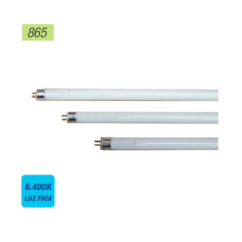 Tubo fluorescente 13w 6400k modelo: t5 luz fria