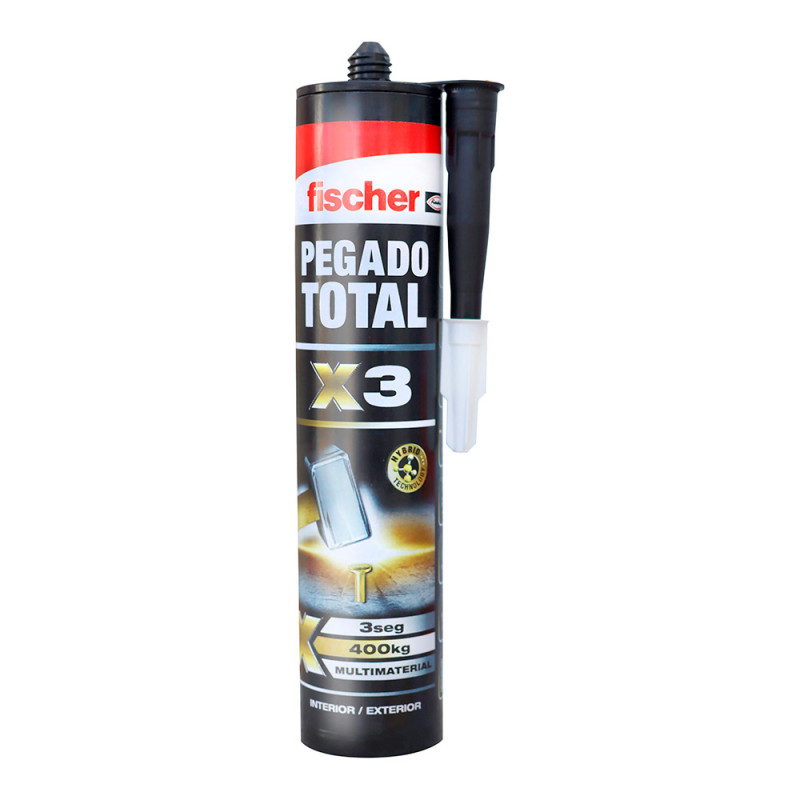 Pegado total x3 adhesivo 560778 fischer 290ml