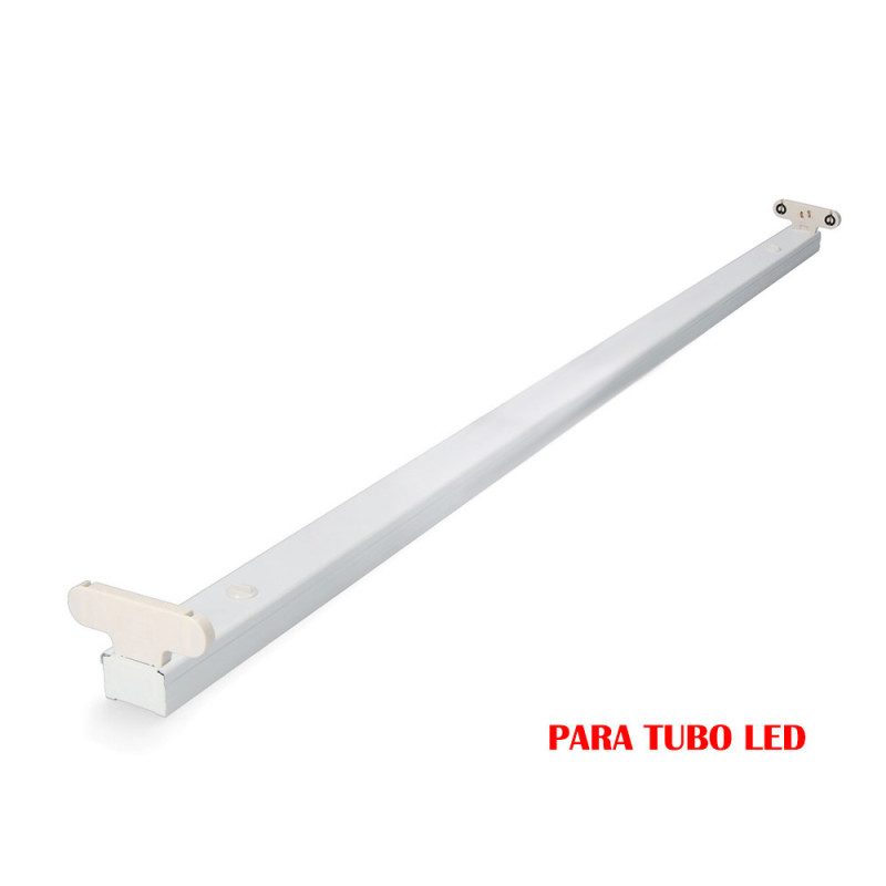 Regleta fluorescente para tubo de led 2x22w (eq. 58w) 220v 153cm edm