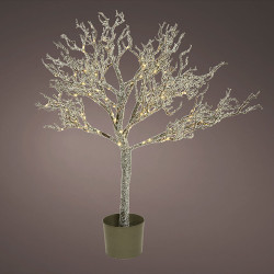 Arbol led modelo rustico con maceta ip44 100cm