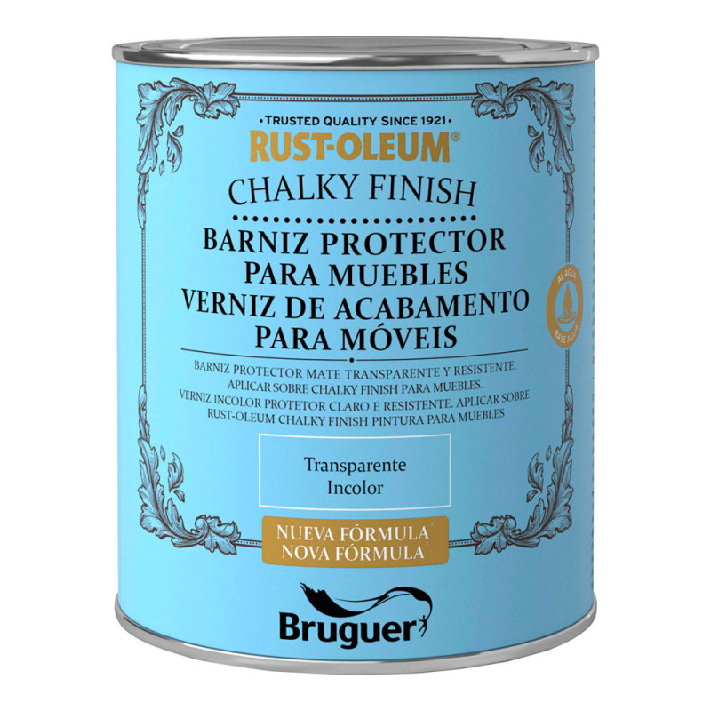 Rust-oleum chalky finish barniz para muebles 0,750l 5586556 bruguer